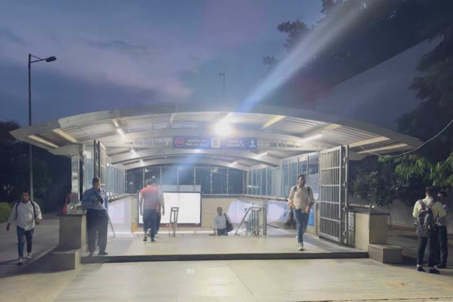 malviya nagar metro station gate no 3